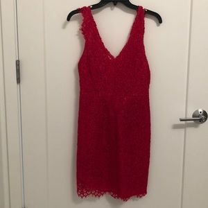 Shoshanna pink lace cocktail dress